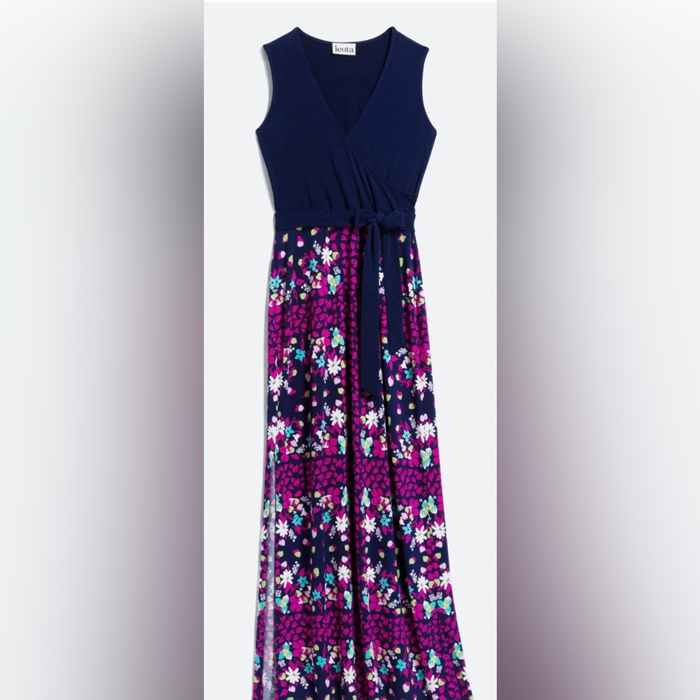 Floral Maxi dress size small petite